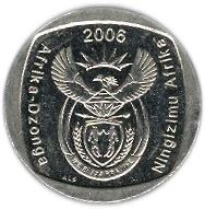 South Africa 2 Rand Coin | Afrika-Dzonga - Ningizimu Afrika | KM491 | 2006 - 2018