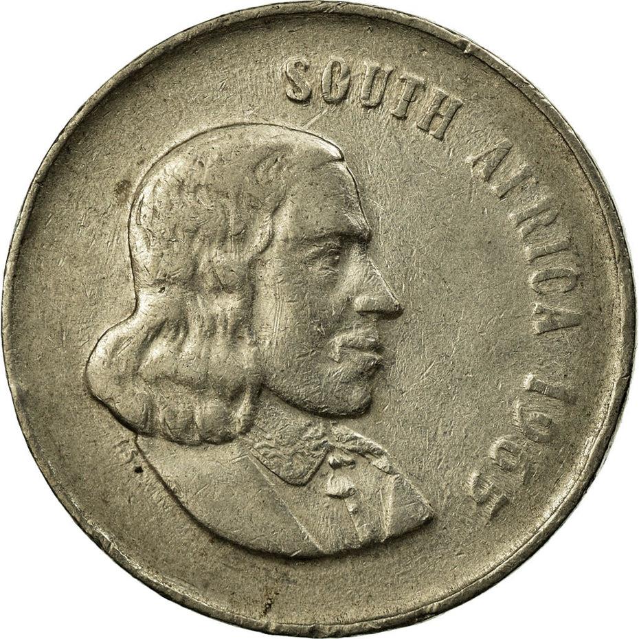 South Africa 20 Cents English Legend - SOUTH AFRICA Coin KM69.1 1965 - 1969