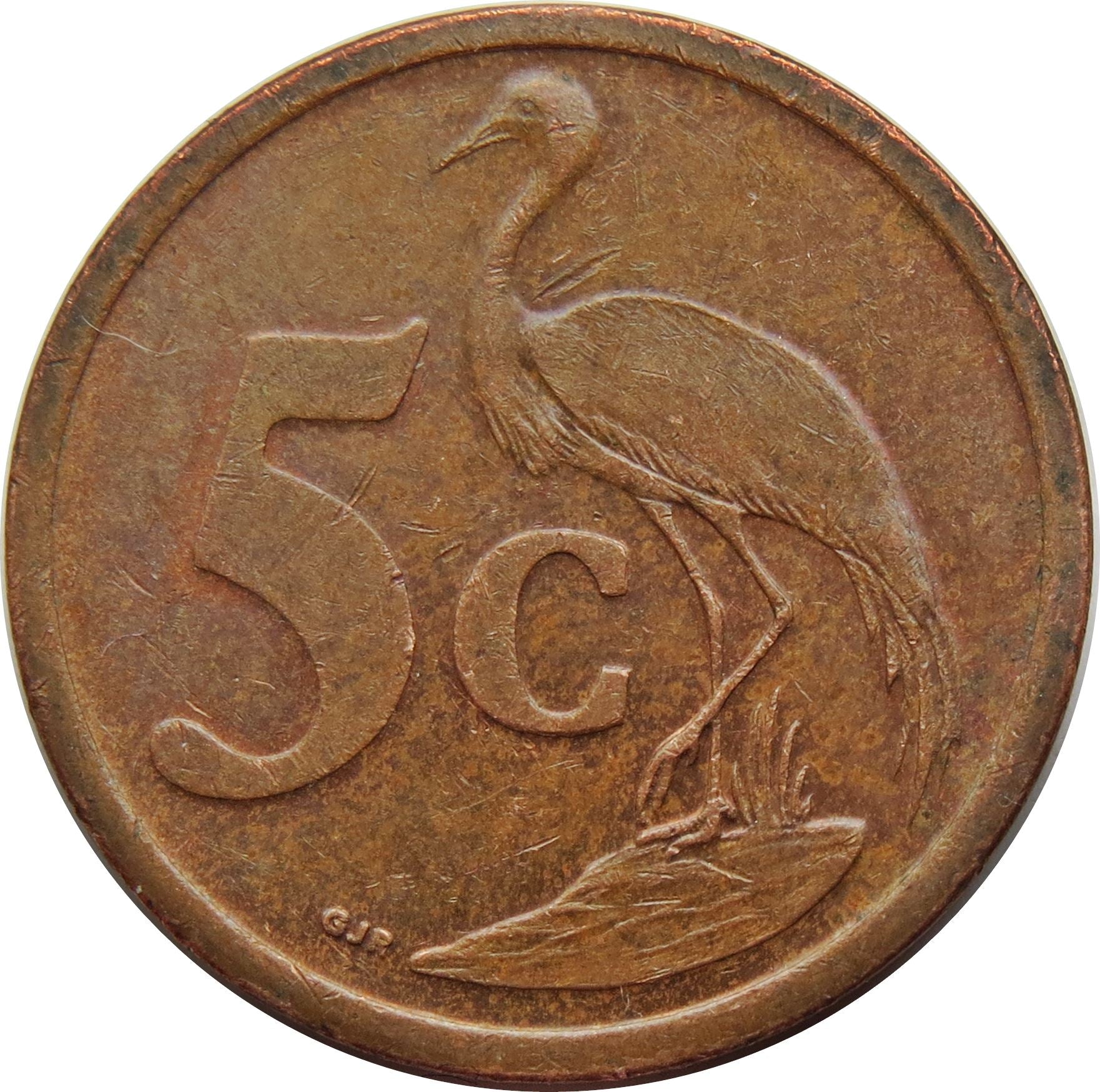 South Africa 5 Cents Sepedi/Sesotho Legend - Afrika Borwa Coin KM486 2006