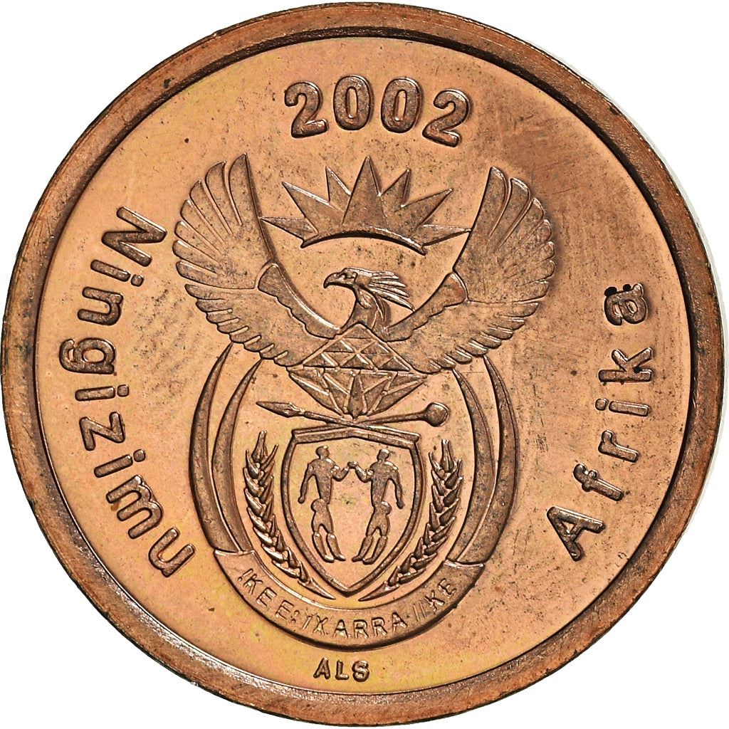 South Africa 5 Cents Swati Legend - Ningizimu Afrika Coin KM268 2002