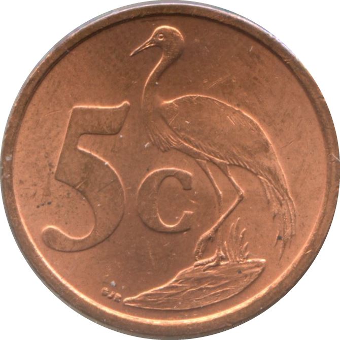 South Africa 5 Cents Swati Legend - Ningizimu Afrika Coin KM268 2002