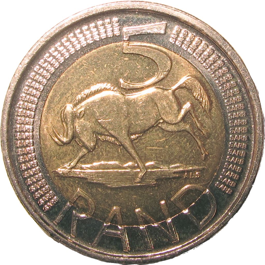 South Africa 5 Rand Coin | Afurika Tshipembe - iSewula Afrika | 2014