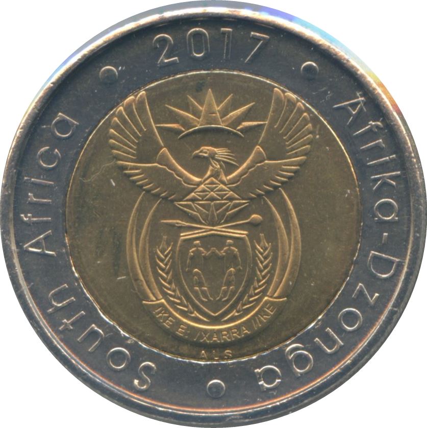 South Africa 5 Rand Coin | Order of Companions of O.R. Tambo | KM632 | 2017