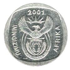 South Africa 5 Rand Coin | Zulu Legend - ININGIZIMU AFRIKA | KM229 | 2000 - 2001