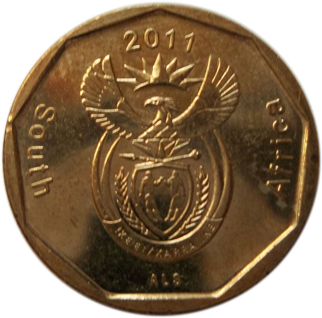 South Africa 50 Cents Coin | English Legend - South Africa | KM503 | 2011