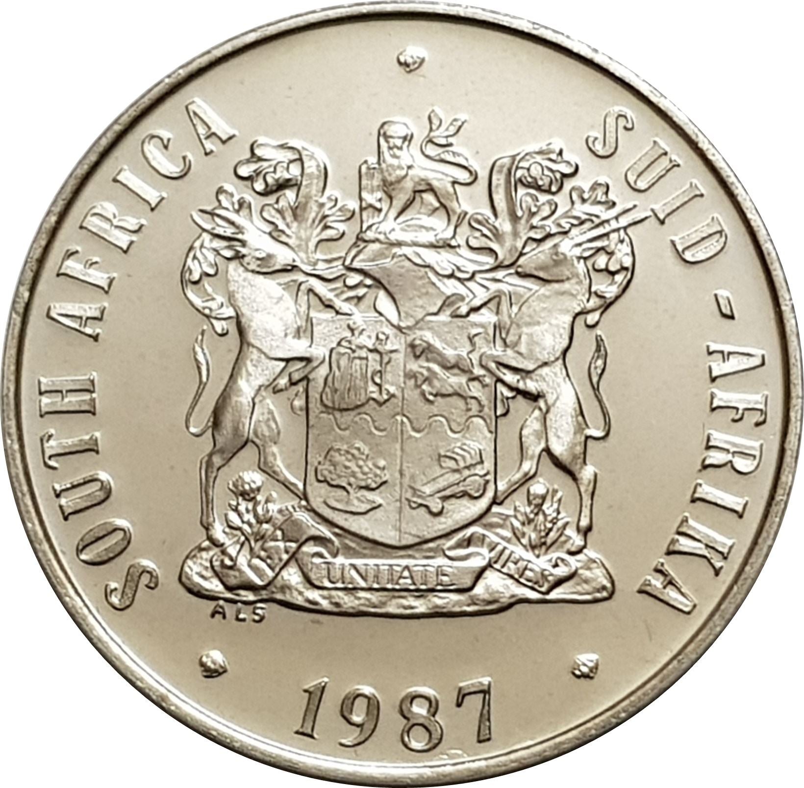 South Africa 50 Cents SOUTH AFRICA - SUID-AFRIKA Coin KM87 1970 - 1990