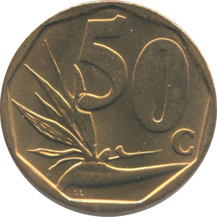 South Africa 50 Cents Venda Legend - Afurika Tshipembe Coin KM443 2008