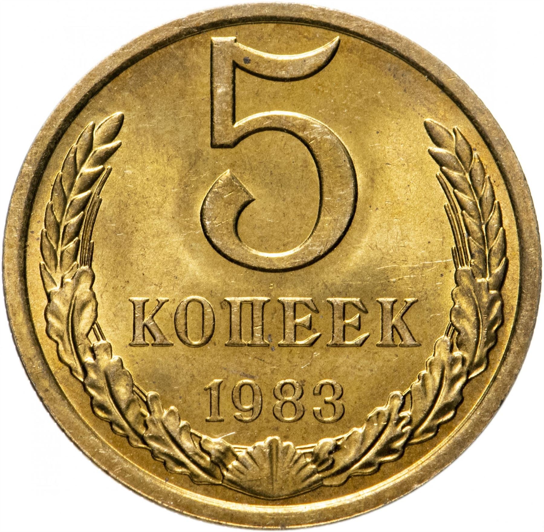 Soviet Union (Russia) Coin Soviet 5 Kopeks | Hammer and Sickle | Y129a | 1961 - 1991