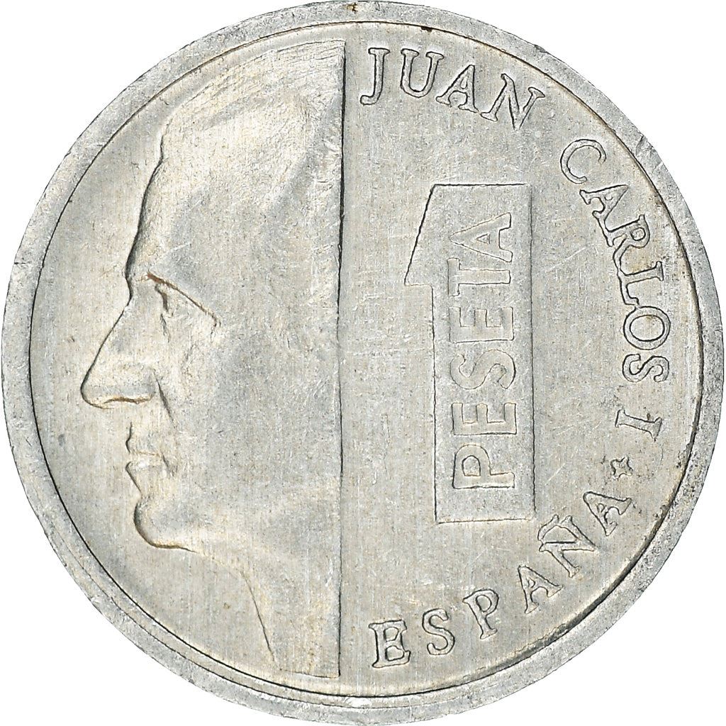 Spain 1 Peseta - Juan Carlos I Coin 1989 - 2001 KM 832