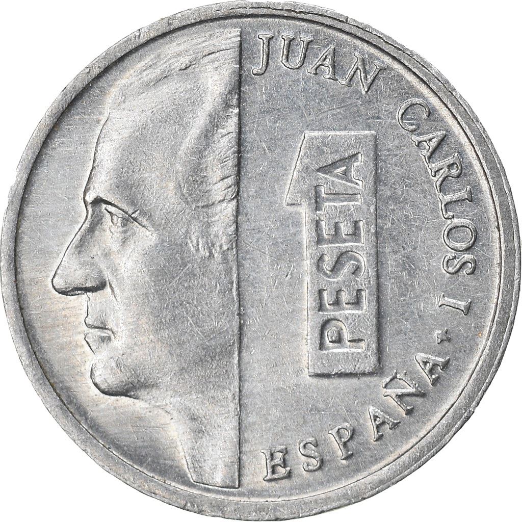 Spain 1 Peseta - Juan Carlos I Coin 1989 - 2001 KM 832