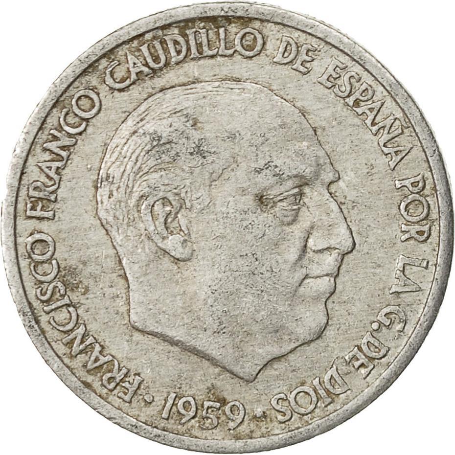 Spain 10 Centimos - Francisco Franco Coin KM790 1959 Summer Olympic Games