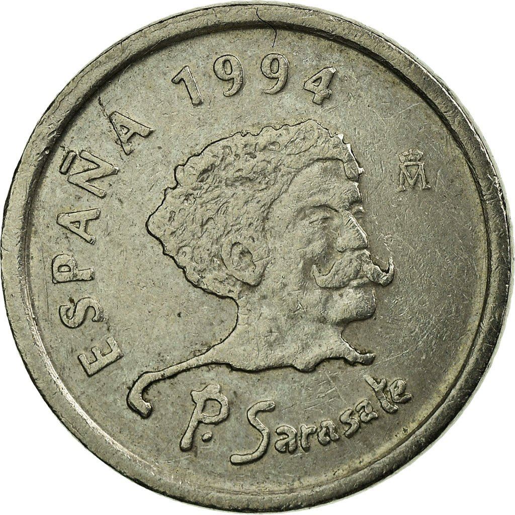 Spain 10 Pesetas Pablo de Sarasate Coin 1994 KM 932