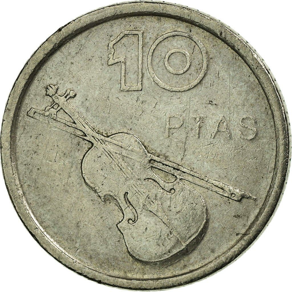 Spain 10 Pesetas Pablo de Sarasate Coin 1994 KM 932