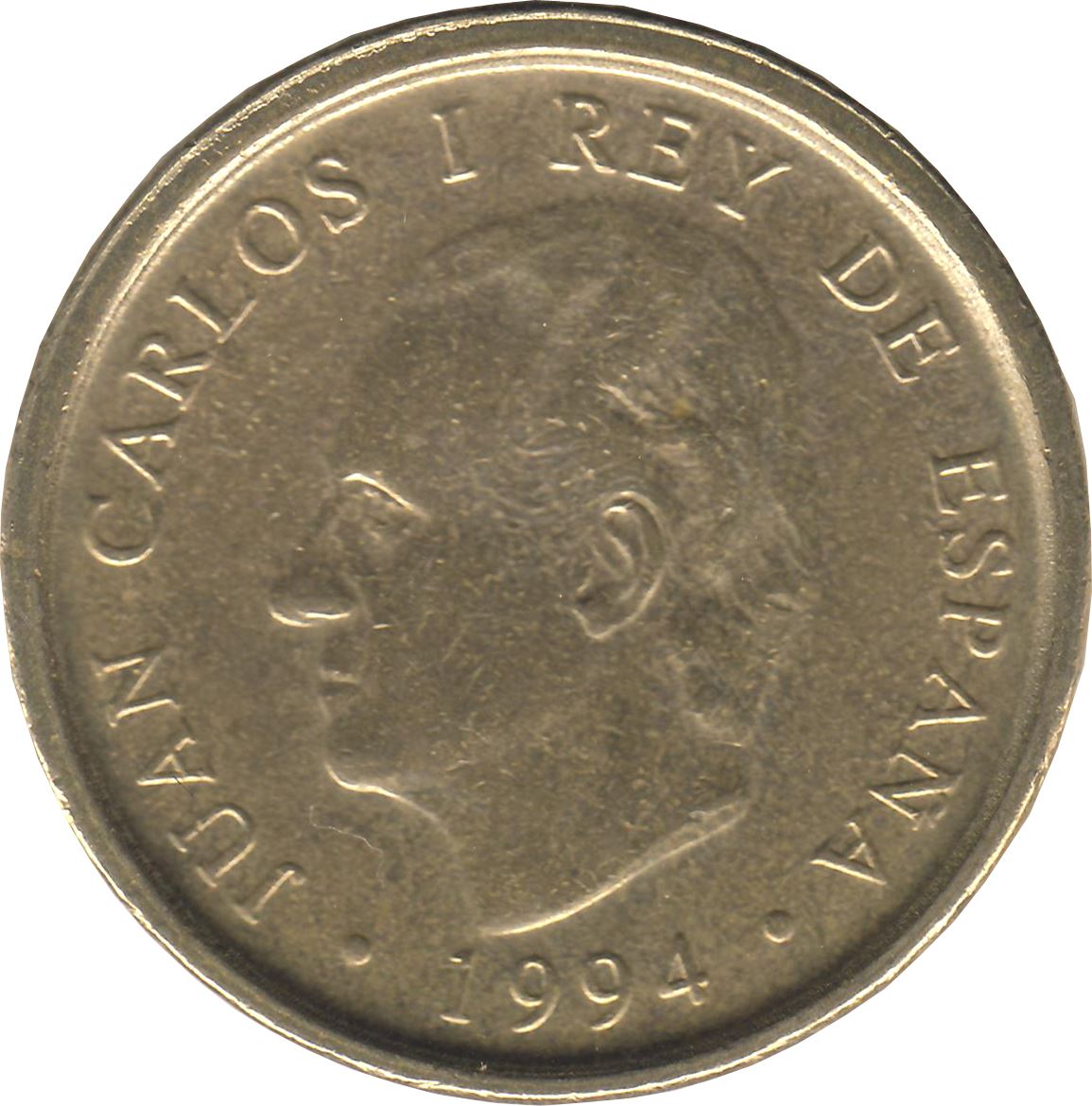 Spain 100 Pesetas - Juan Carlos I Prado Museum Coin KM935 1994