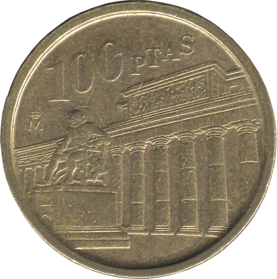 Spain 100 Pesetas - Juan Carlos I Prado Museum Coin KM935 1994