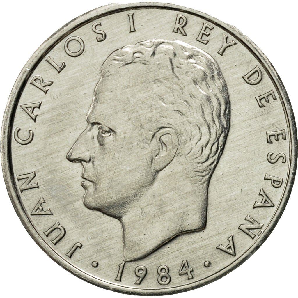 Spain 2 Pesetas - Juan Carlos I Coin KM822 1982 - 1984