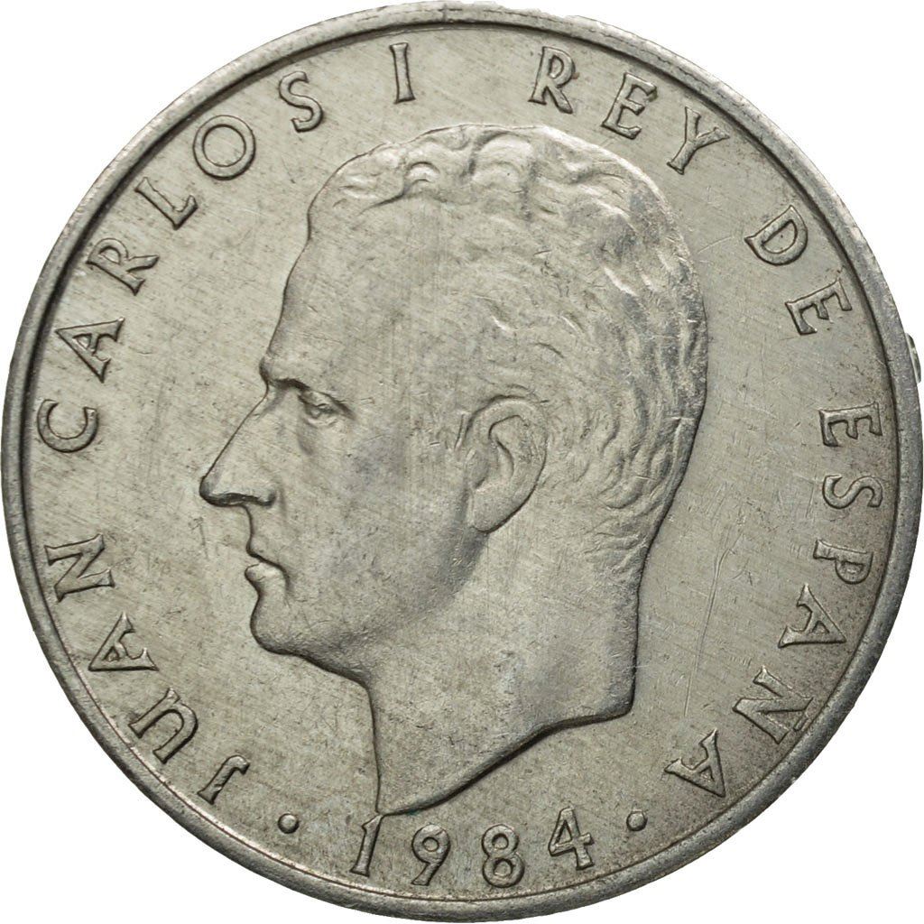 Spain 2 Pesetas - Juan Carlos I Coin KM822 1982 - 1984