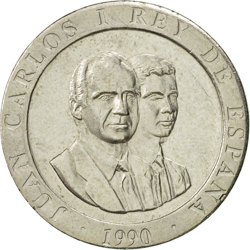 Spain | 200 Pesetas Coin | Juan Carlos I Cybele | KM855 | 1990 Literature