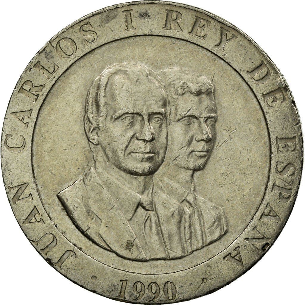 Spain | 200 Pesetas Coin | Juan Carlos I Cybele | KM855 | 1990 Literature