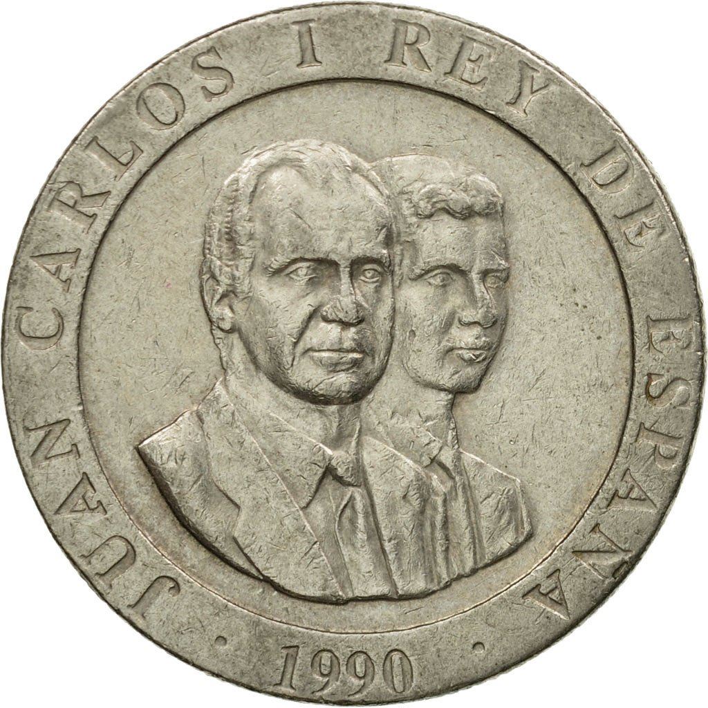 Spain | 200 Pesetas Coin | Juan Carlos I Cybele | KM855 | 1990 Literature