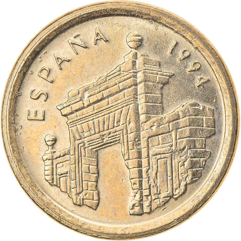 Spain 5 Pesetas Aragon Coin KM931 1994