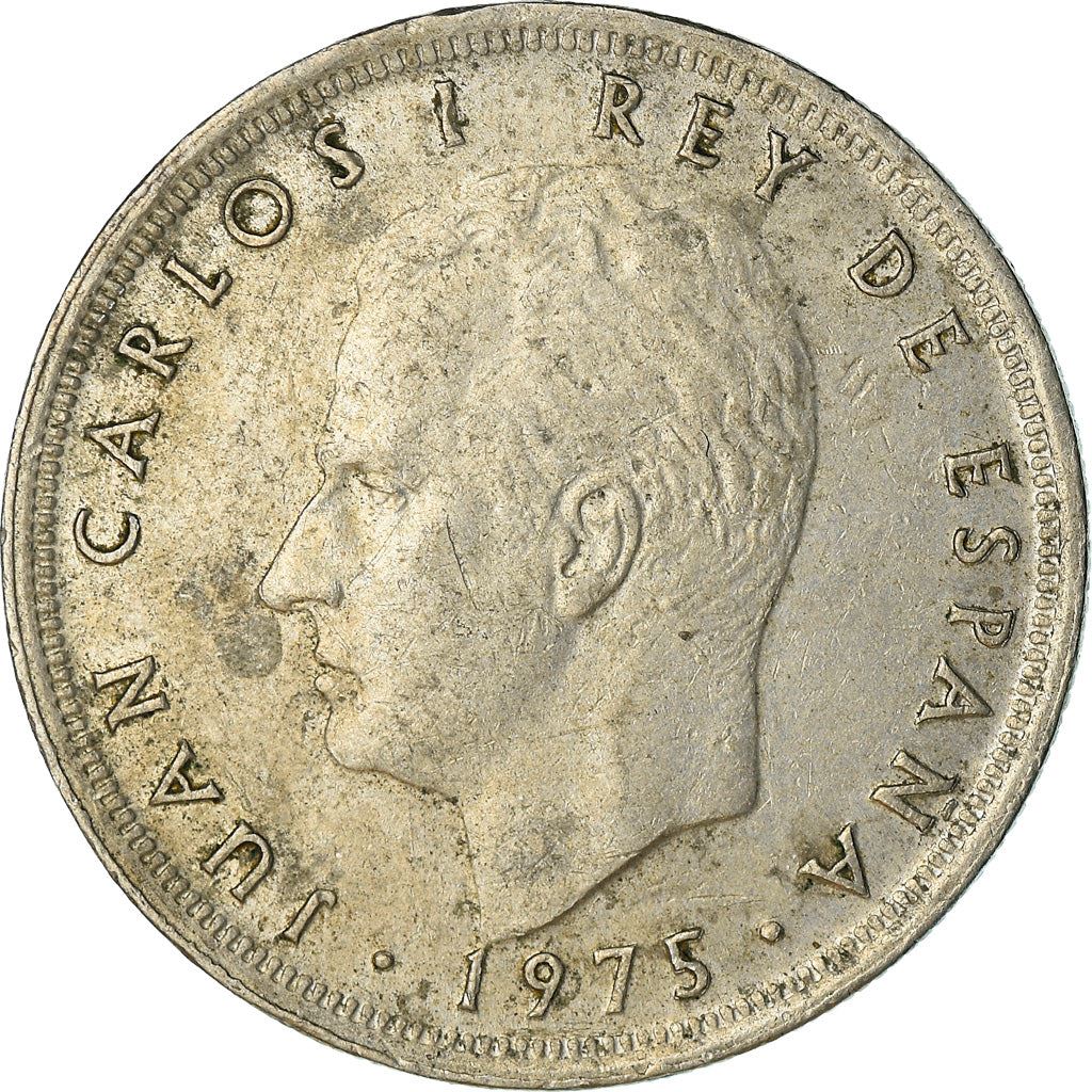 Spain 5 Pesetas Coin - Juan Carlos I |KM807 | 1975