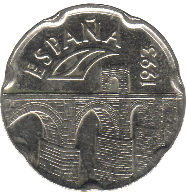 Spain 50 Pesetas Extremadura Coin KM921 1993 United Nations