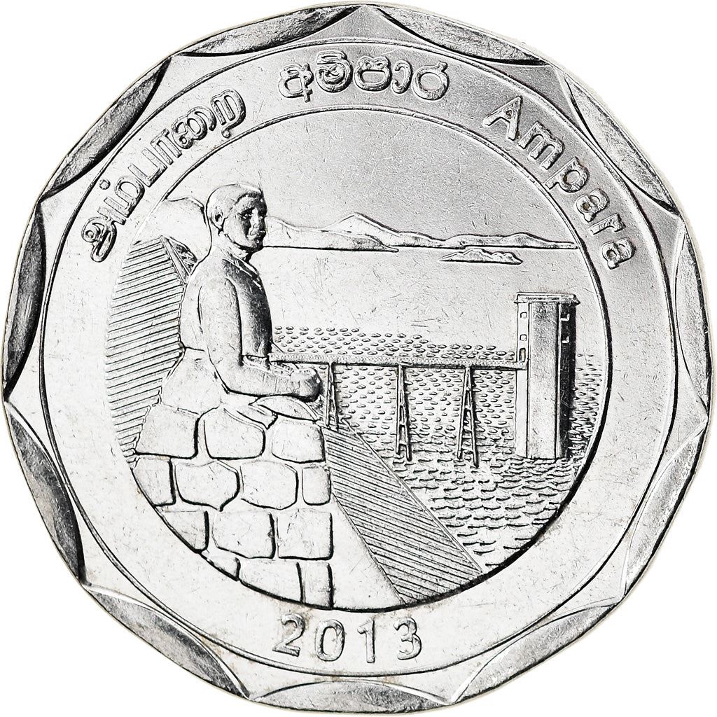 Sri Lanka | 10 Rupees Coin | Ampara | Senanayake Samudra | D. S. Senanayake | KM191 | 2013