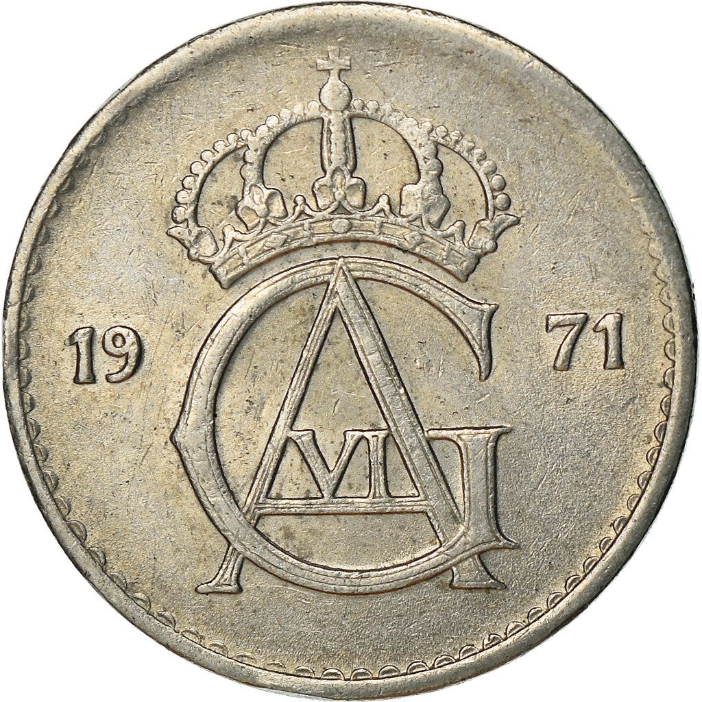 Swedish 25 Ore Coin | King Gustaf VI Adolf | Sweden | 1962 - 1973