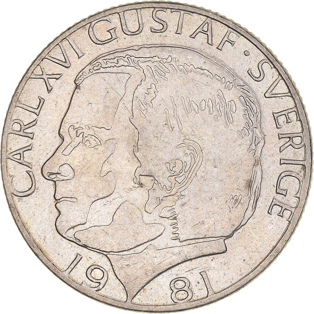 Swedish Coin 1 Krona | Carl XVI Gustaf | Sweden | 1976 - 1981