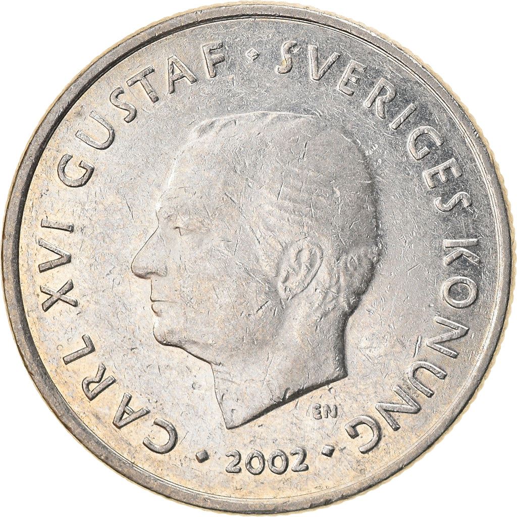 Swedish Coin 1 Krona | King Carl XVI Gustaf | Sweden | 2001 - 2012