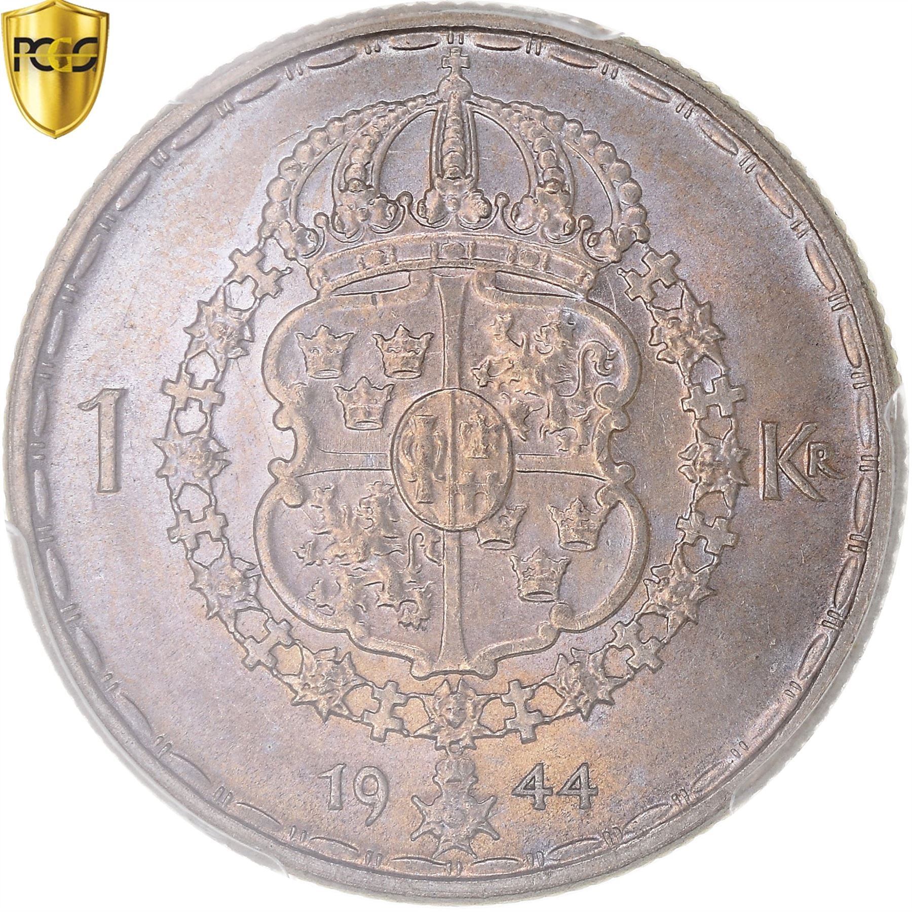 Swedish Coin 1 Krona | King Gustaf V | Sweden | 1942 - 1950