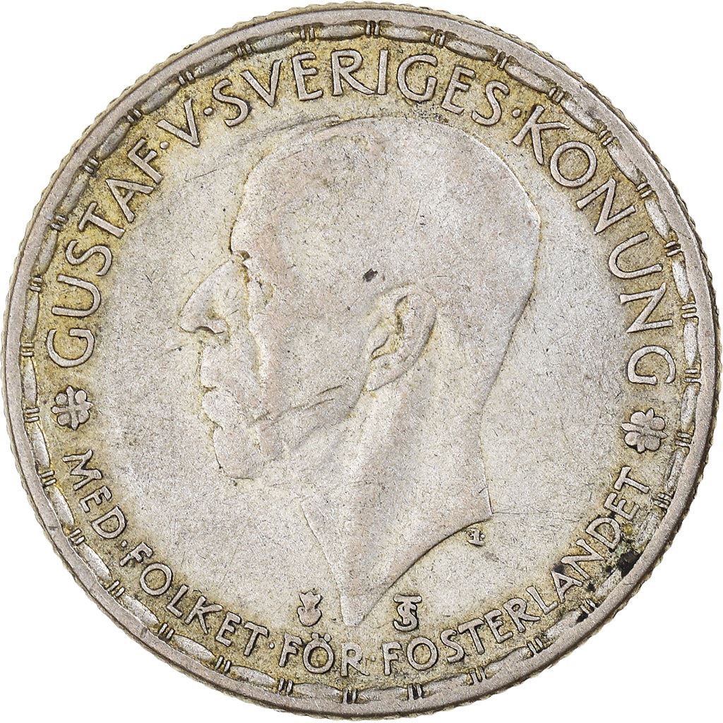 Swedish Coin 1 Krona | King Gustaf V | Sweden | 1942 - 1950