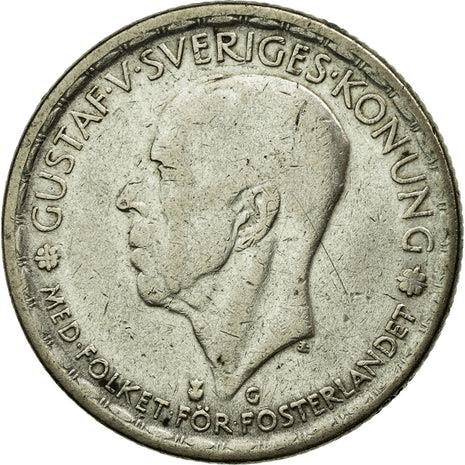 Swedish Coin 1 Krona | King Gustaf V | Sweden | 1942 - 1950