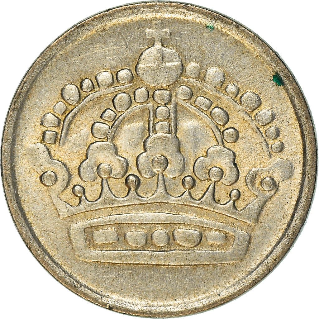 Swedish Coin 10 Ore Coin | King Gustaf VI Adolf | Crown | Sweden | 1952 - 1962