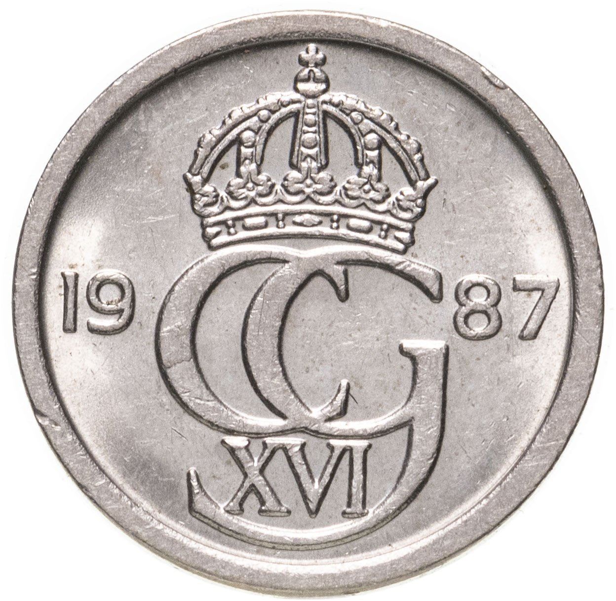 Swedish Coin 10 Öre | King Carl XVI Gustaf | Sweden | 1976 - 1991