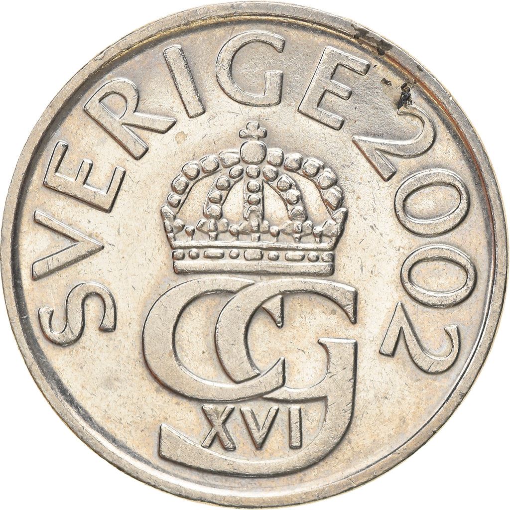 Swedish Coin 5 Kronor | King Carl XVI Gustaf | Sweden | 1993 - 2009