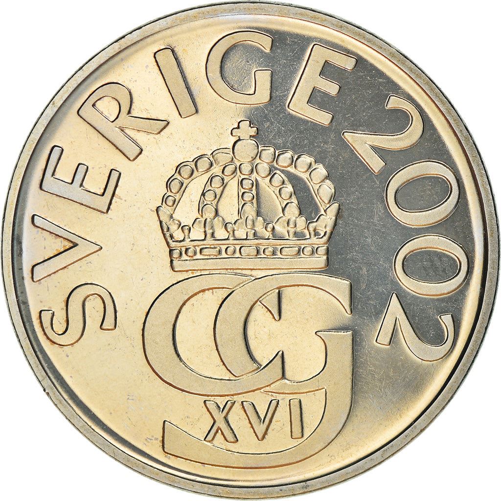 Swedish Coin 5 Kronor | King Carl XVI Gustaf | Sweden | 1993 - 2009