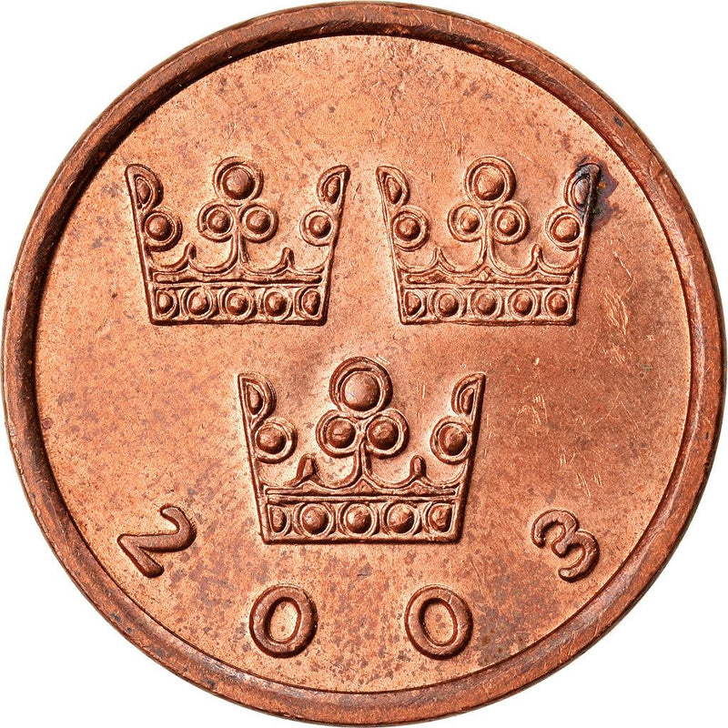 Swedish Coin 50 Öre | King Carl XVI Gustaf | Crown | Sweden | 1992 - 2