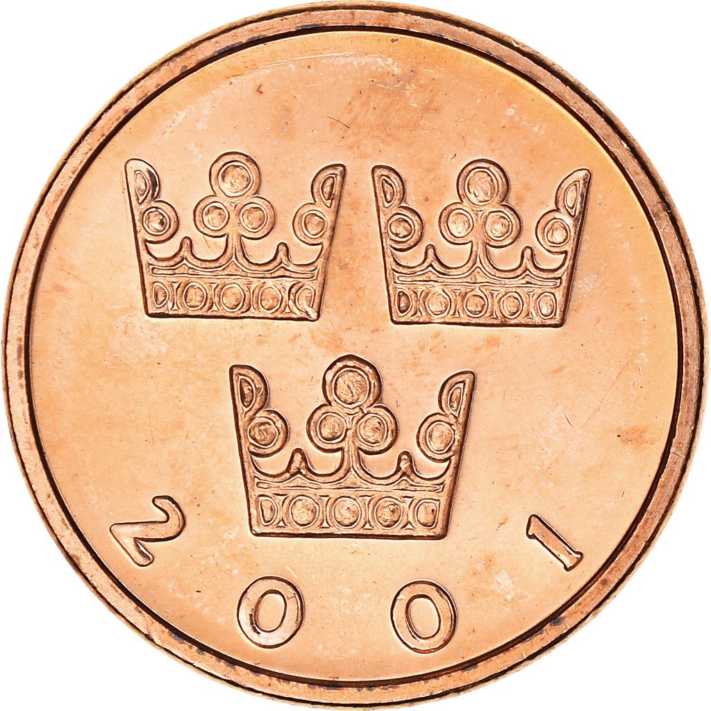 Swedish Coin 50 Öre | King Carl XVI Gustaf | Crown | Sweden | 1992 - 2009