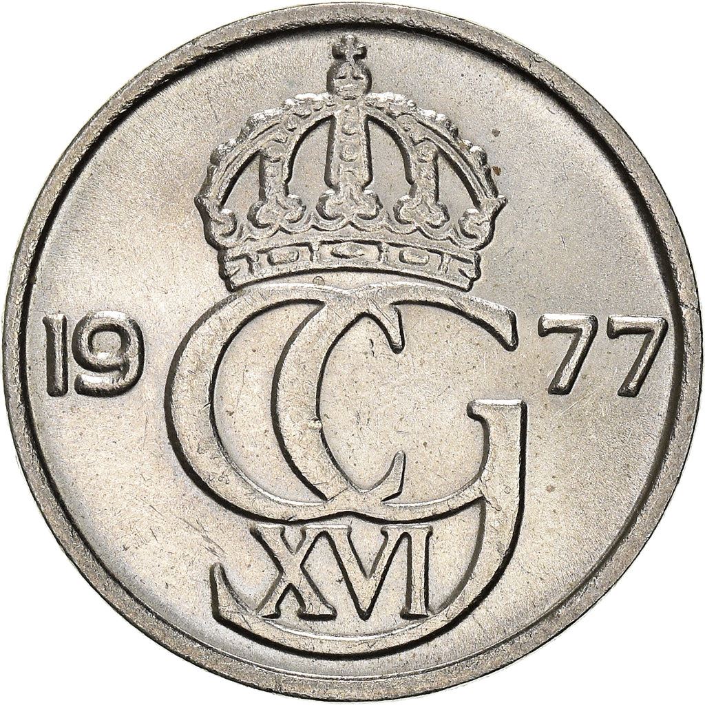 Swedish Coin 50 Öre | King Carl XVI Gustaf | Sweden | 1976 - 1991