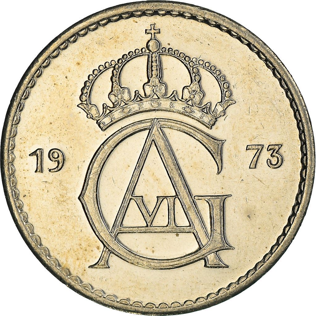 Swedish Coin 50 Öre | King Gustaf VI Adolf | Sweden | 1962 - 1973