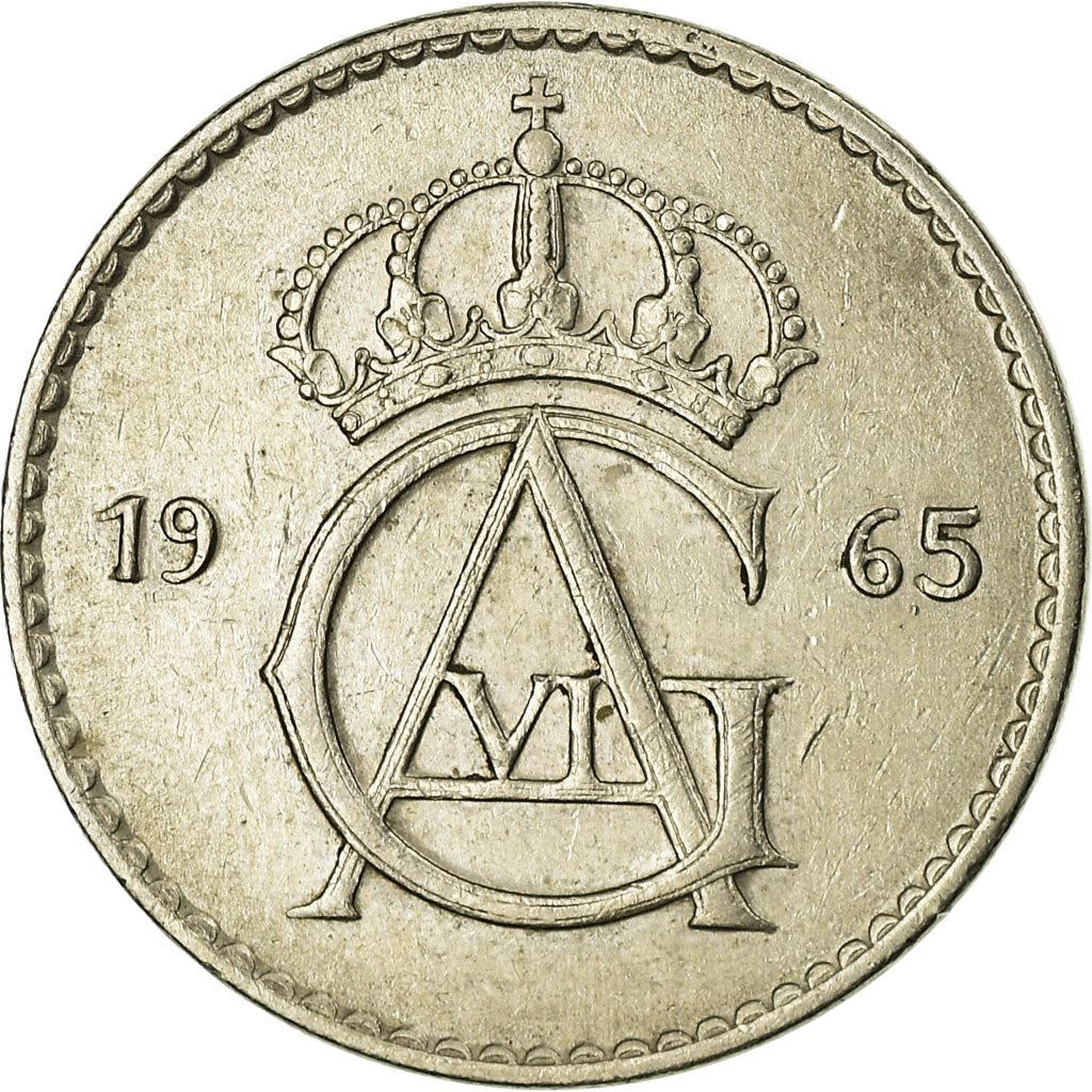 Swedish Coin 50 Öre | King Gustaf VI Adolf | Sweden | 1962 - 1973