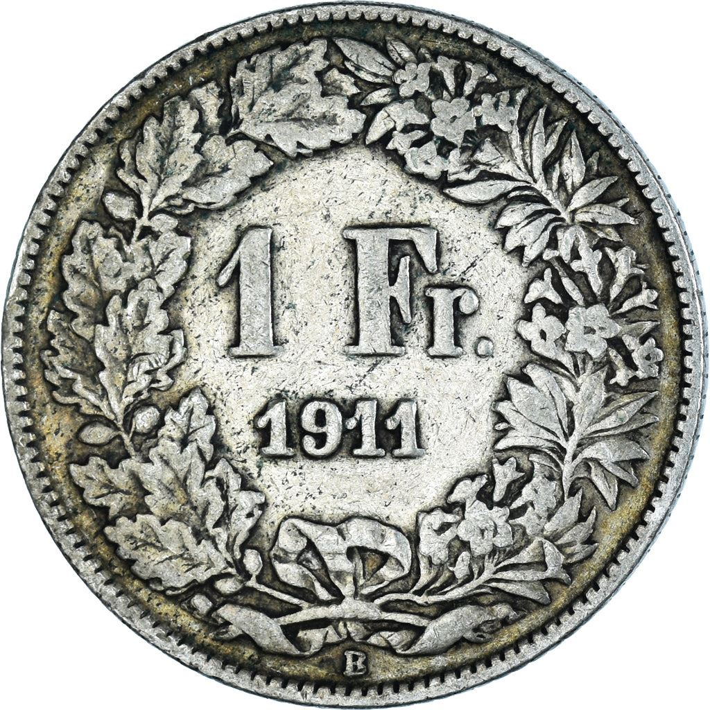 Switzerland Coin Swiss 1 Franc | Helvetia | KM24 | 1875 - 1967