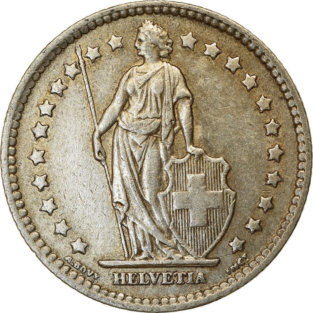 Switzerland Coin Swiss 1 Franc | Helvetia | KM24 | 1875 - 1967