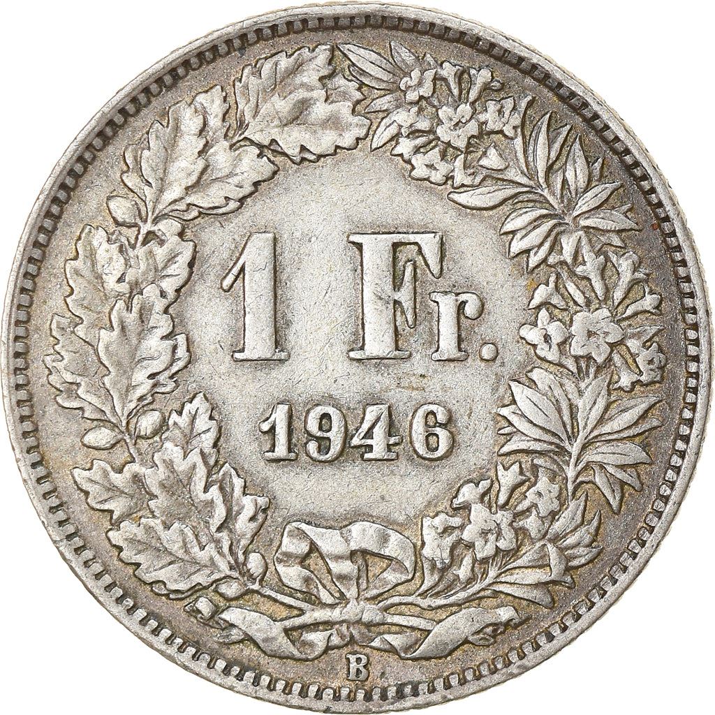 Switzerland Coin Swiss 1 Franc | Helvetia | KM24 | 1875 - 1967