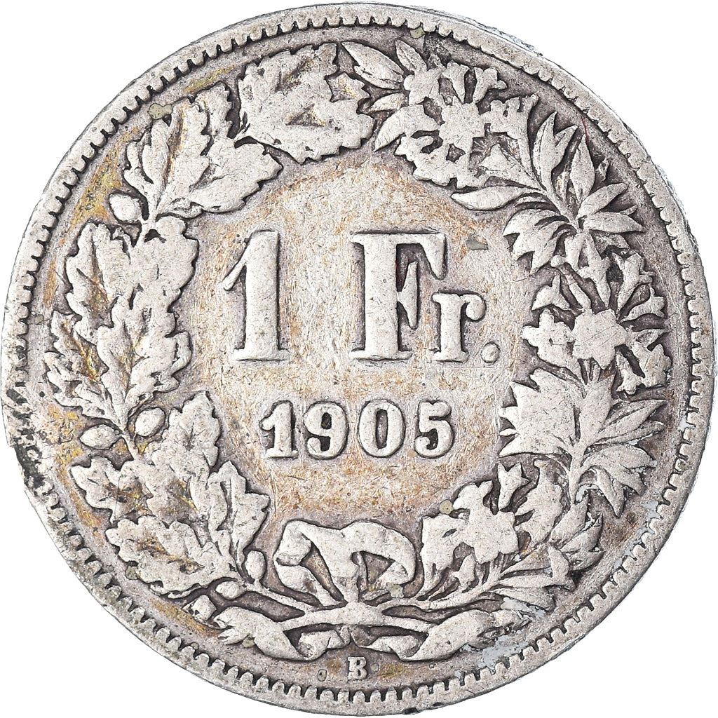 Switzerland Coin Swiss 1 Franc | Helvetia | KM24 | 1875 - 1967