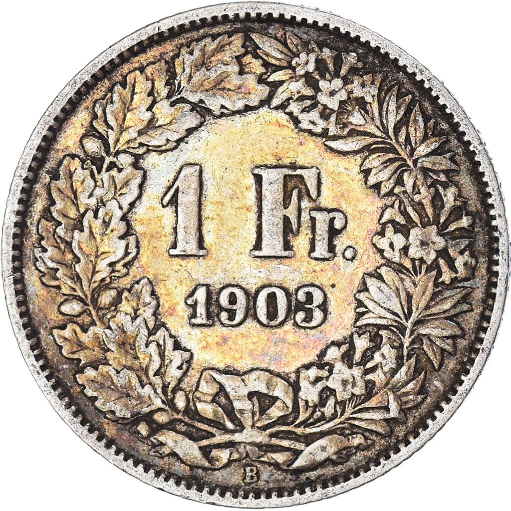 Switzerland Coin Swiss 1 Franc | Helvetia | KM24 | 1875 - 1967