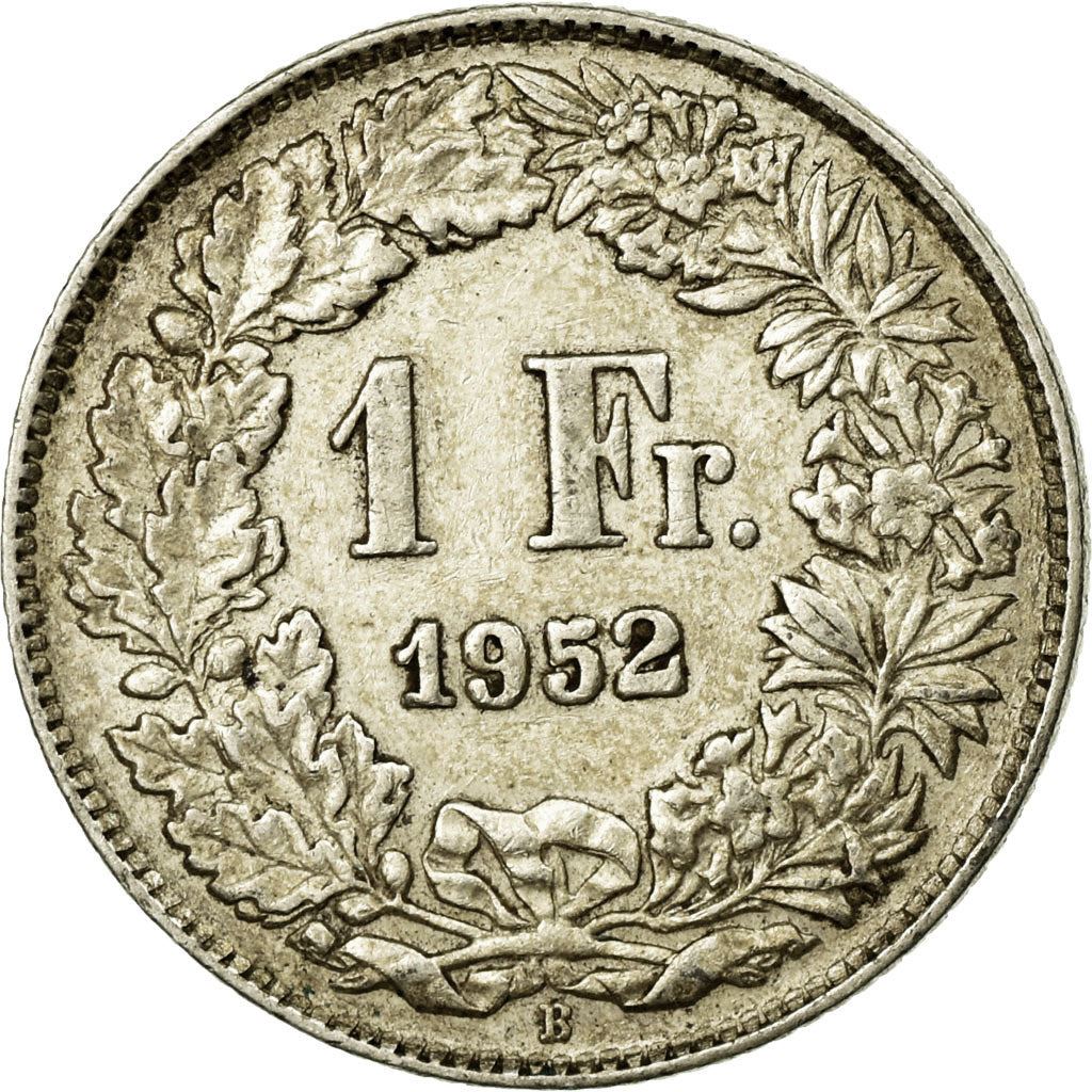 Switzerland Coin Swiss 1 Franc | Helvetia | KM24 | 1875 - 1967