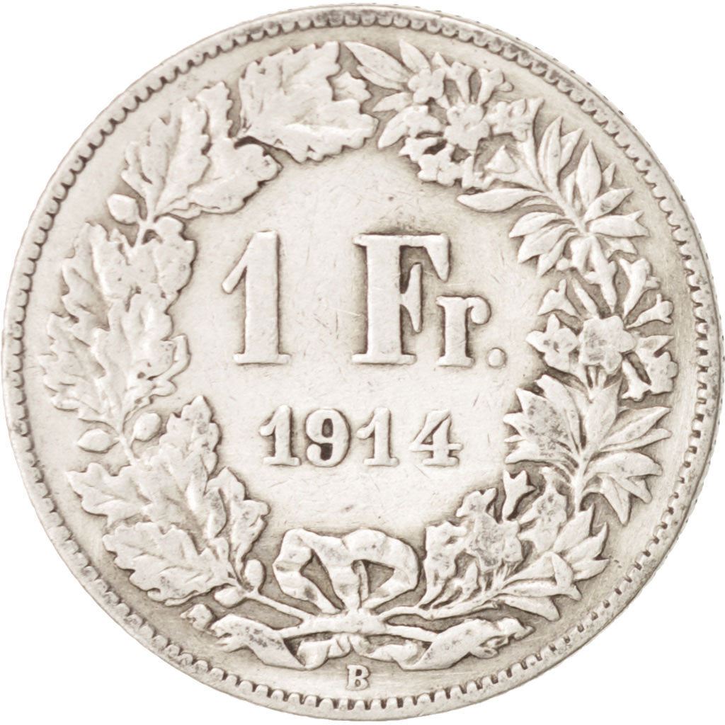 Switzerland Coin Swiss 1 Franc | Helvetia | KM24 | 1875 - 1967